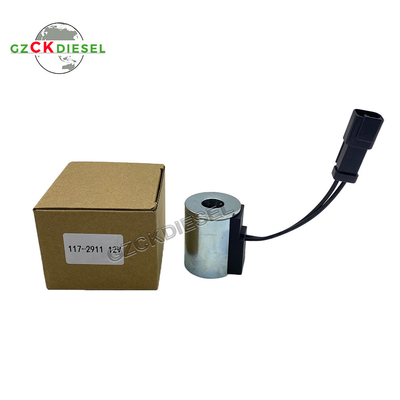 Mua 55MM DC12V Solenoid Valve Coil 117-2911 1172911 cho CAT BACKHOE Loader 420D 442D 430D 432D 416C sản xuất trực tuyến