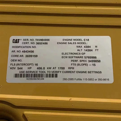 Động cơ diesel công nghiệp CAT C18 C18 ACERT TXW04866